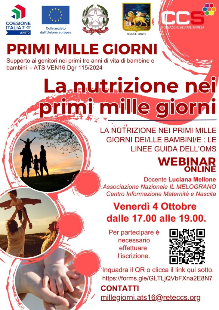 La nutrizione nei primi mille giorni